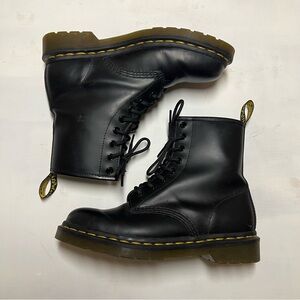 Dr. Martens Black Leather Boots Size US 6